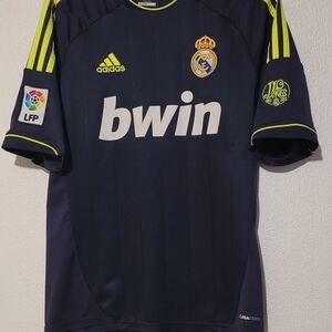 adidas Originals Navy and Neon Green Jersey